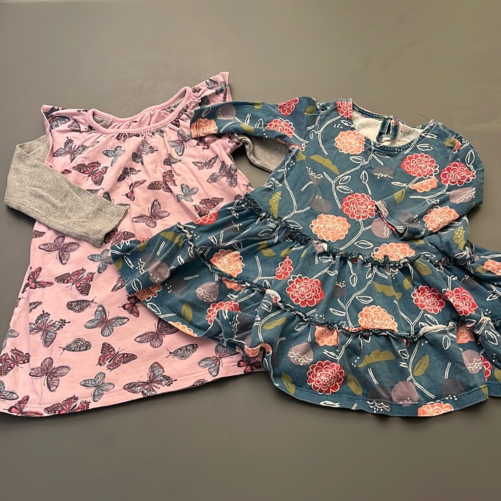 2 TEA Collection dresses (3T) Good Condition